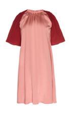 Roksanda Lara Color Block Silk Mini Dress