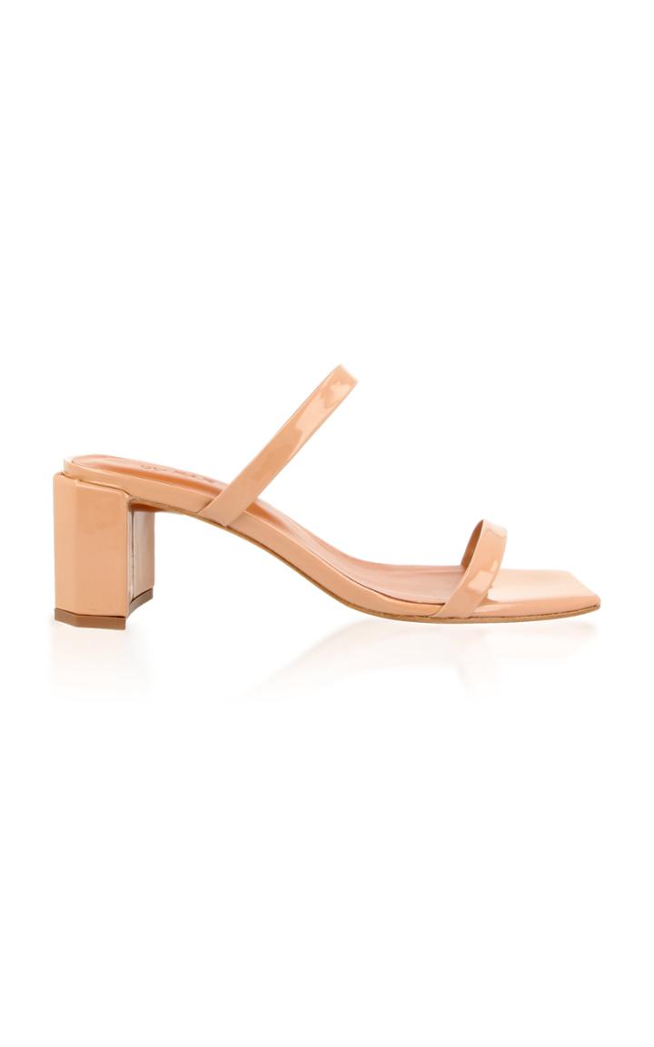 By Far Tanya Patent Leather Sandals Size: 41