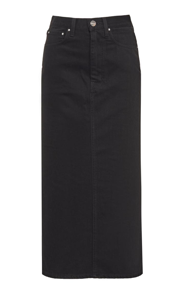 Toteme Bitti Denim Midi Skirt Size: S