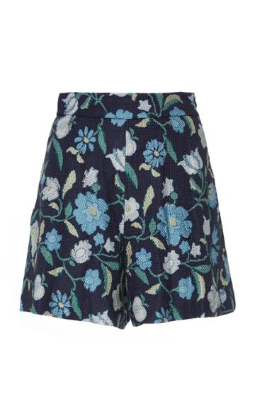 Luisa Beccaria Floral Shorts