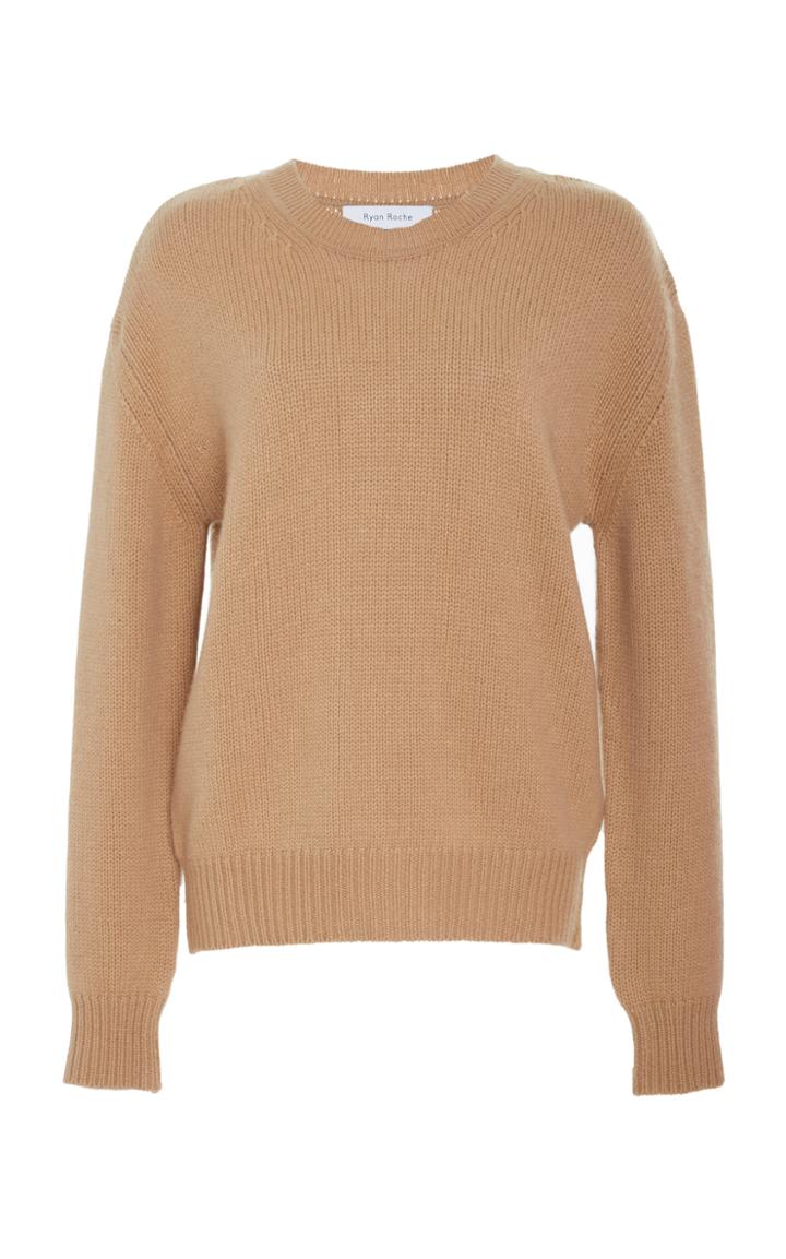 Ryan Roche Crew Neck Basic Sweater