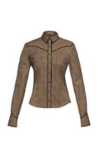 Lena Hoschek Luke Cotton-blend Button-down Top
