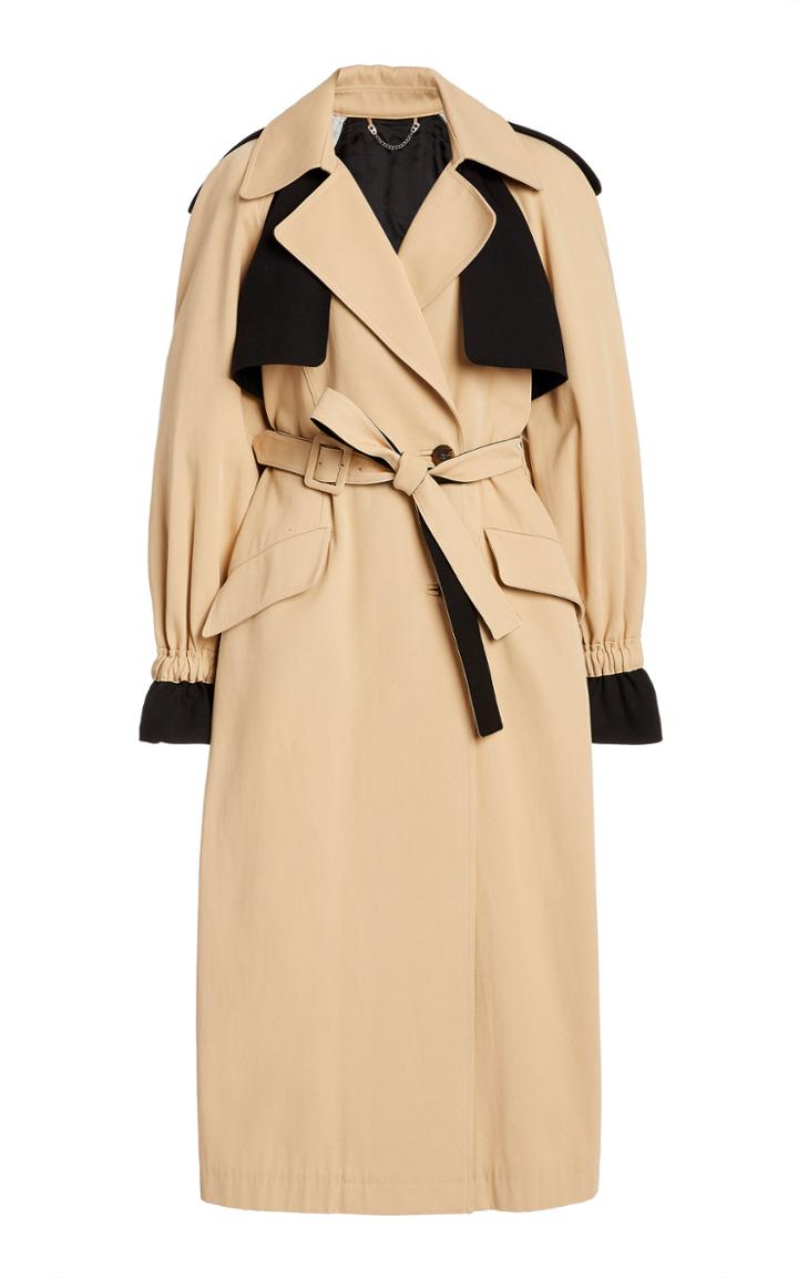 Moda Operandi Jonathan Simkhai Paige Belted Cotton Trench Coat