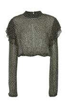 Sir The Label Isabella Silk Ruffle Top