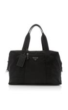Prada Leather-trimmed Nylon Duffle Bag