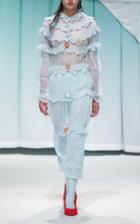 Moda Operandi Yuhan Wang Tiered Chiffon Dress