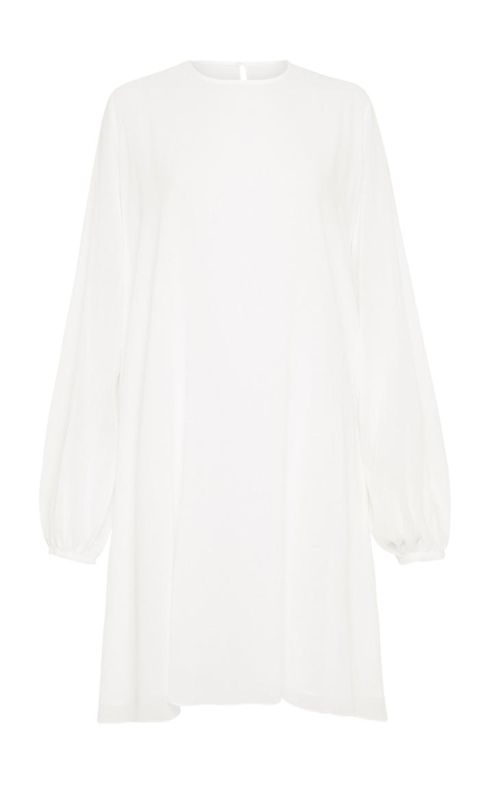 Moda Operandi Matin Puff-sleeve Cotton Mini Dress