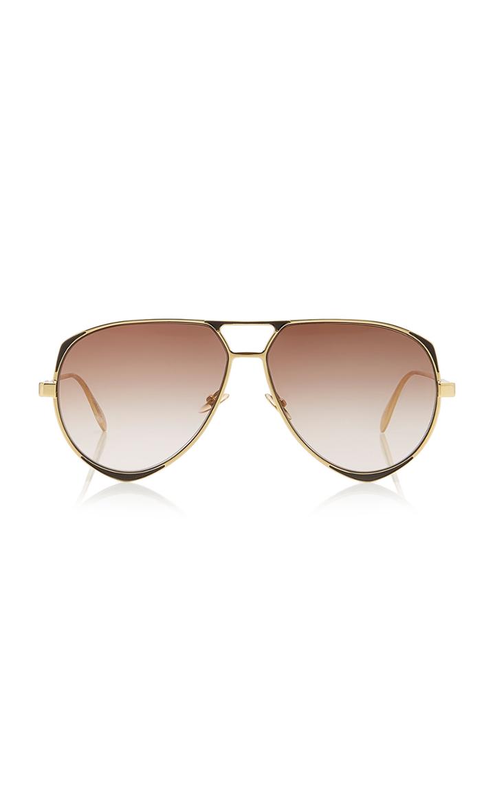 Alexander Mcqueen Sunglasses Aviator-style Metal Sunglasses