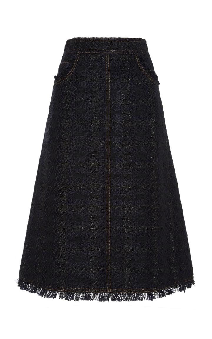 Tory Burch Aria Tweed A Line Skirt