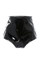 Alessandra Rich Vinyl Hot Pants