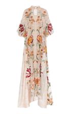 Biyan Indiara Embroidered Tent Maxi Dress
