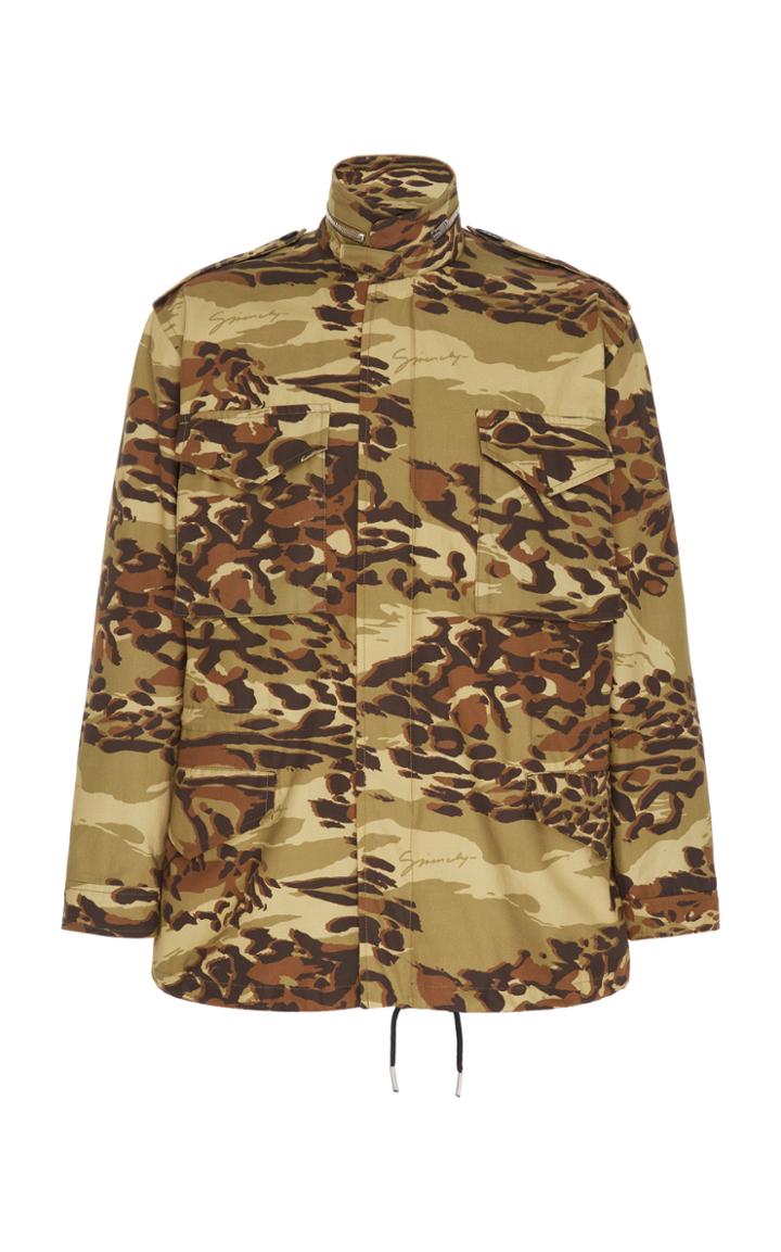 Givenchy Camouflage Cotton Field Jacket