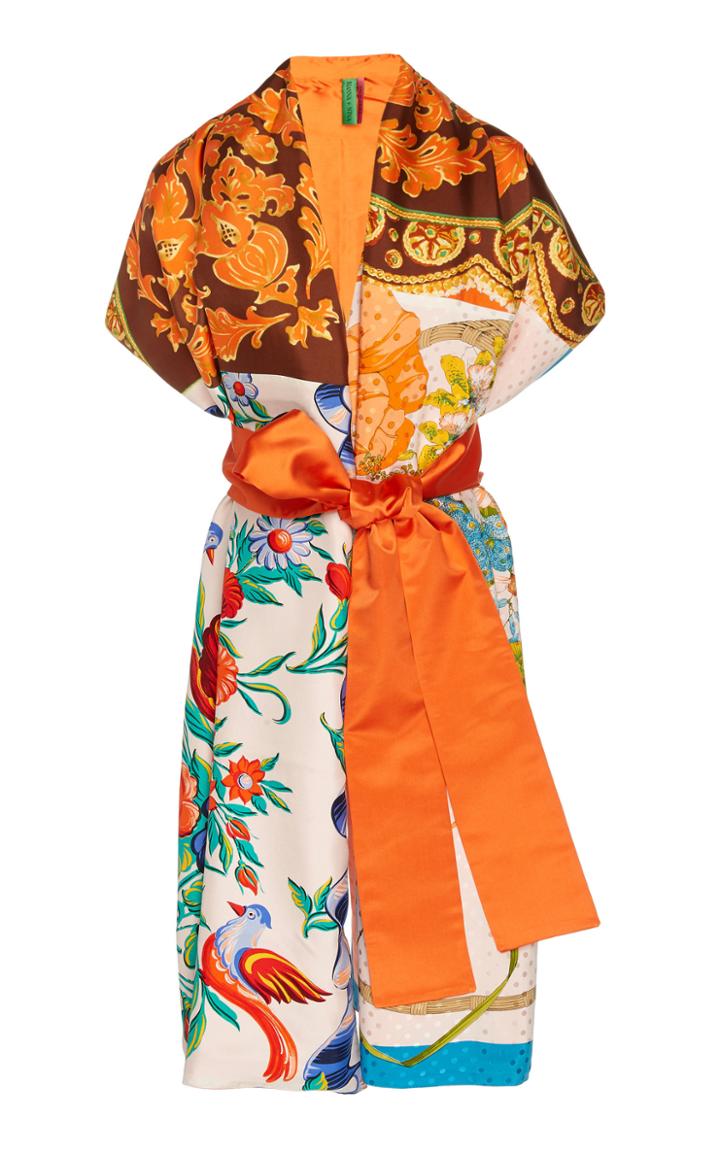 Rianna + Nina Exclusive One Of A Kind Printed Silk Stole