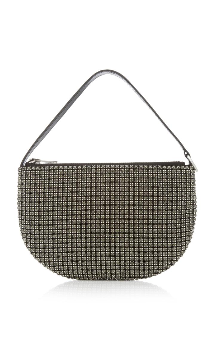 Alexander Wang Wangloc Rhinestone Chainmail Top Handle Bag