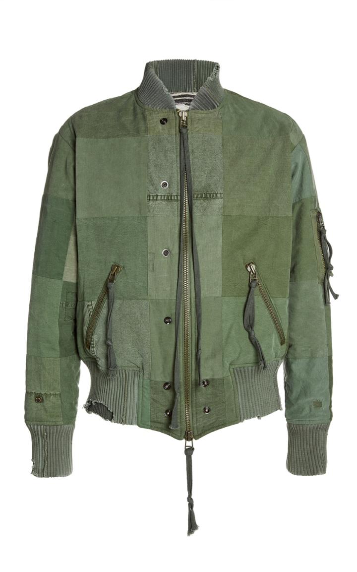 Moda Operandi Greg Lauren Tent Scrapwork Flight Jacket