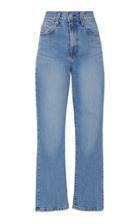 Nobody Denim Charlotte High-rise Straight-leg Jean