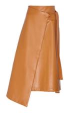 A.w.a.k.e. Wrap Leather Skirt