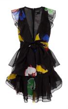 Cynthia Rowley Wallflower Ruffle Mini Dress