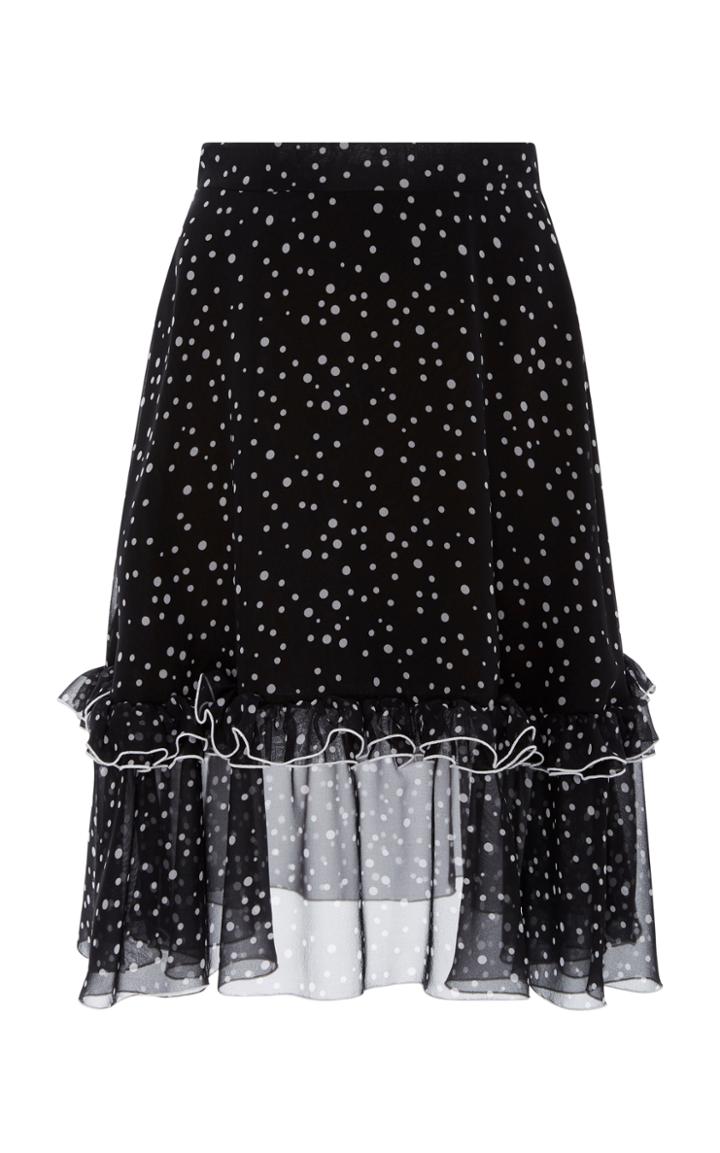 Prabal Gurung Short Ruffled Skirt