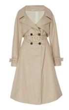 Alexandre Blanc Oversized Gabardine Trench Coat