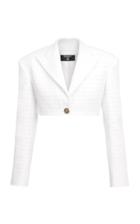 Moda Operandi Balmain Tweed Cropped Blazer