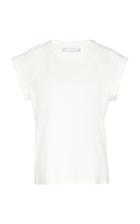 Philosophy Di Lorenzo Serafini Embroidered Cotton-jersey Cap Sleeve Top