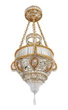 Alex Papachristidis Amphora Golden Crystal Chandelier