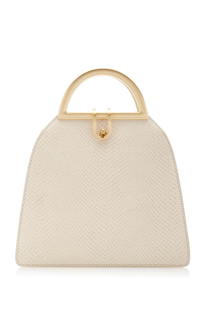 Cult Gaia Ziba Snake Embossed Leather Crossbody Bag