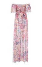 Sandra Mansour Vague Pourpre Beaded Maxi Dress