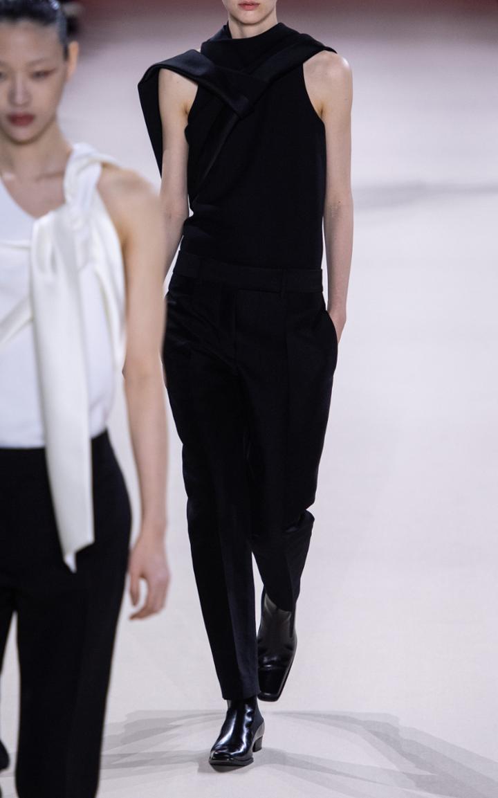 Haider Ackermann Cotton-blend Straight-leg Trousers