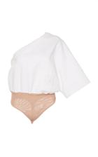 Max Mara Daniela Jersey One Sleeve Top