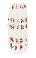 Brock Collection Midi Cherry Lace Sonny Skirt
