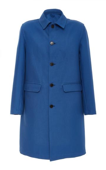 Eidos Blue Outerwear Coat