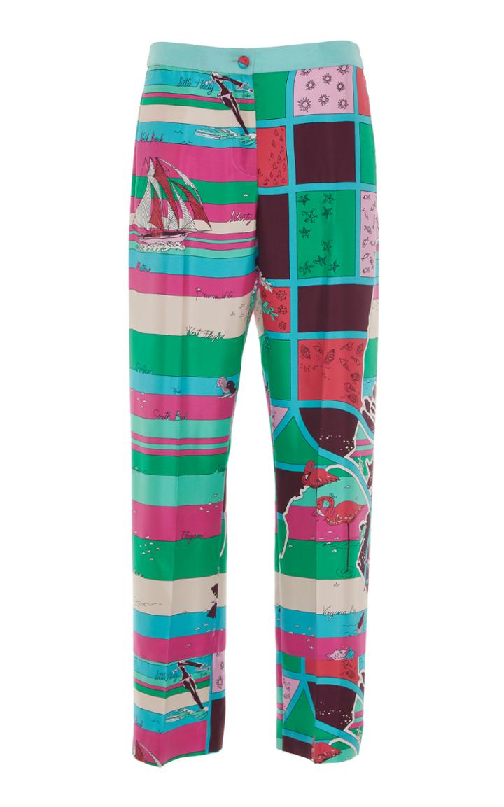 Emilio Pucci Printed Silk Pant