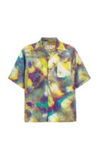 Marni Tie-dye Viscose-jacquard Shirt