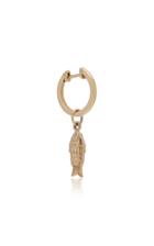 With Love Darling Fish 14k Gold Earring