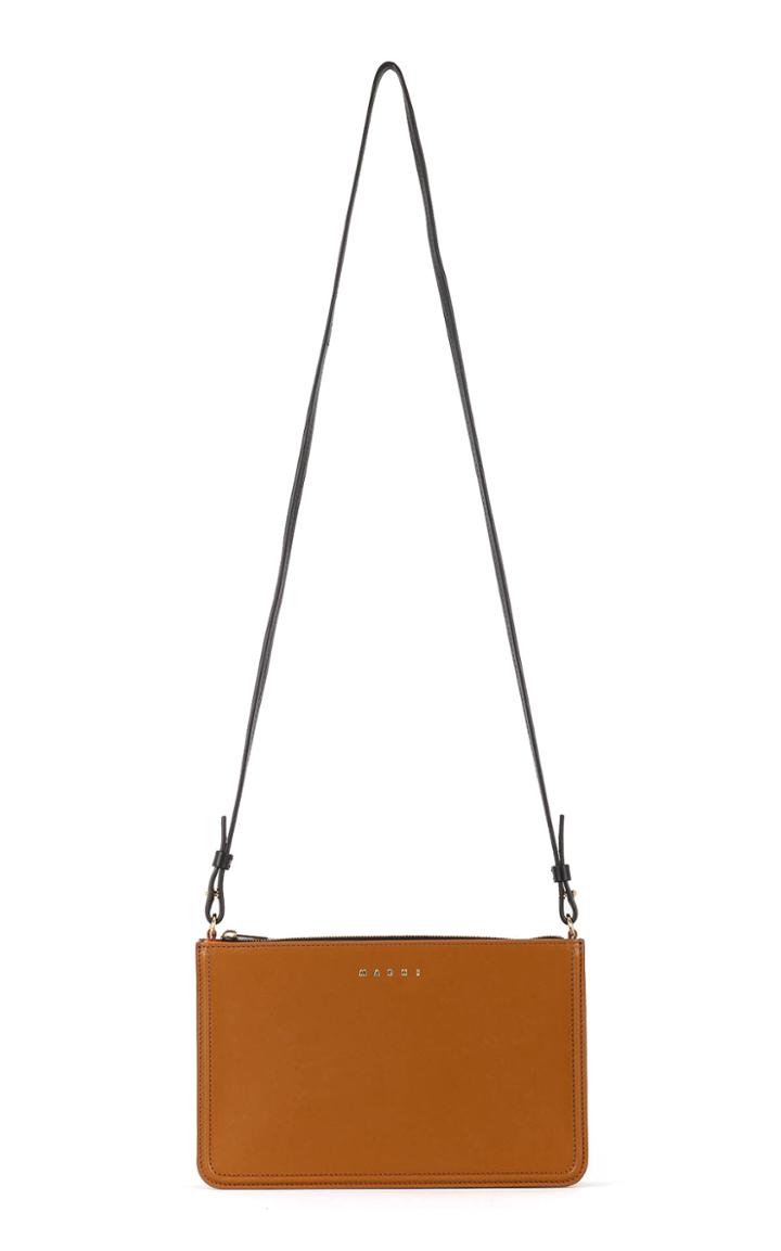 Marni New Beat Leather Crossbody Bag