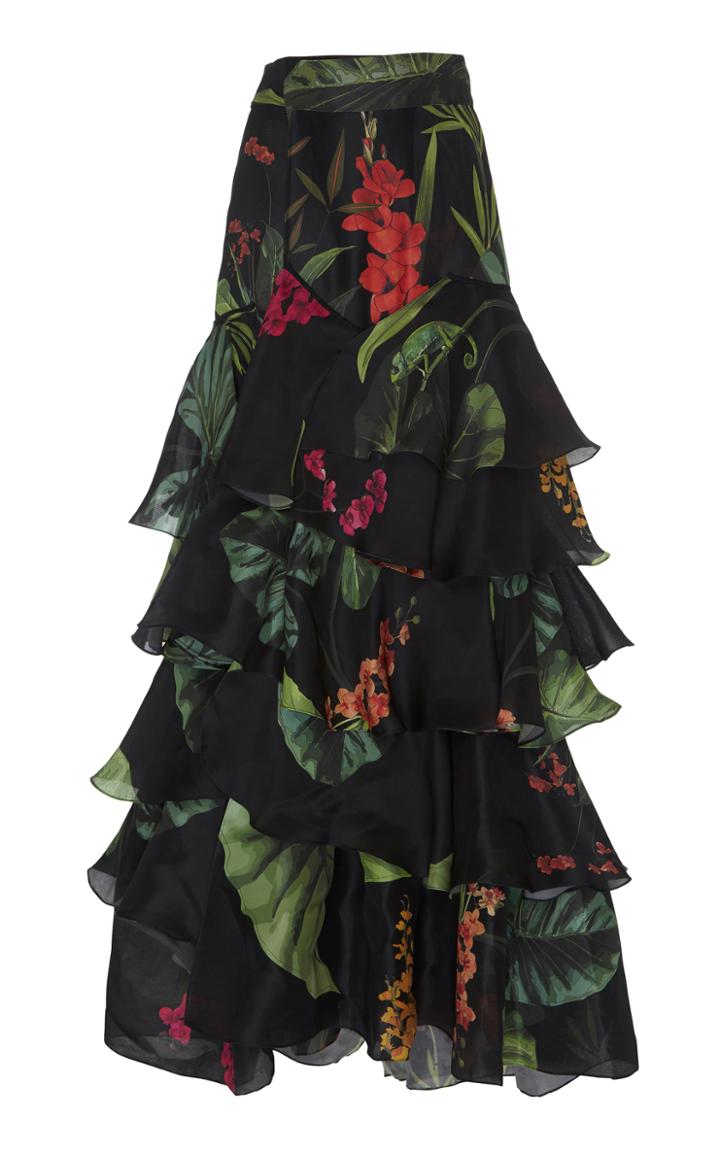 Johanna Ortiz Puerto Asis Silk Organza Skirt