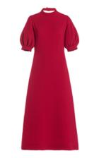 Moda Operandi Emilia Wickstead Victoria Cutout Stretch-crepe Midi Dress