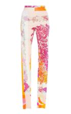 Emilio Pucci Printed Silk Blend Leggings