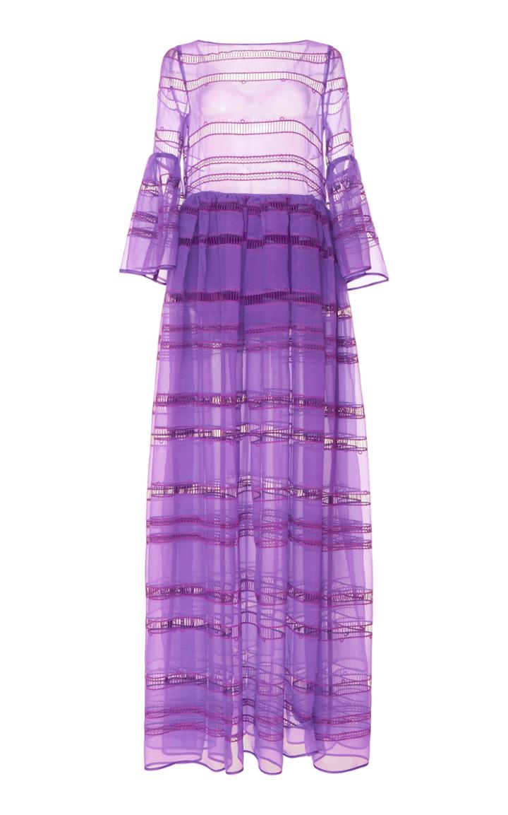 Rochas Gown With Ajoure Details