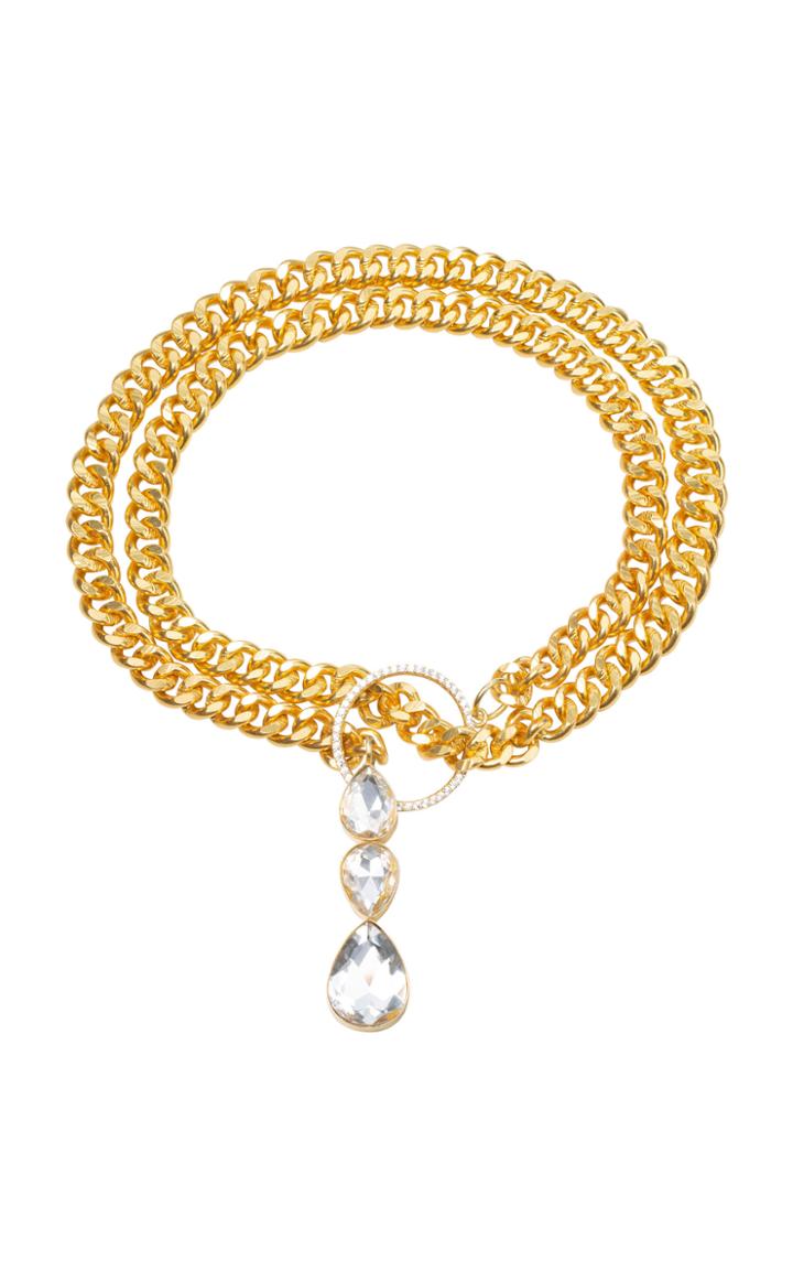 Moda Operandi Opuline Gold-plated Madonna Necklace