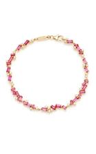 Moda Operandi Suzanne Kalan 18k Yellow Gold Ruby Mix Tennis Bracelet