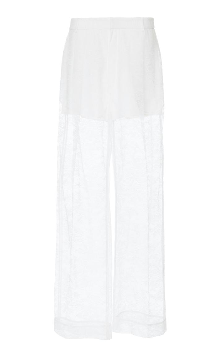 Givenchy Wide Leg Lace Trousers