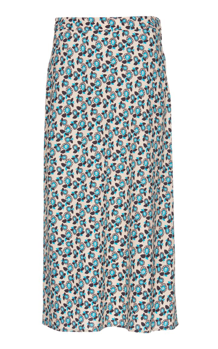 Marni Plumeria Printed Midi Skirt