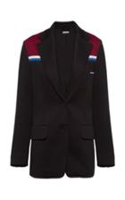 Moda Operandi Miu Miu Notched Fleece Blazer