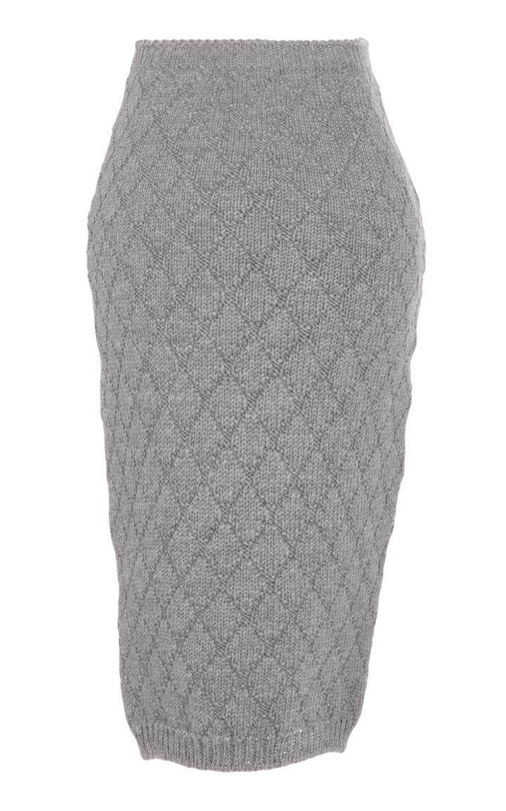 Nanna Van Blaaderen Diamond Knit Pencil Skirt