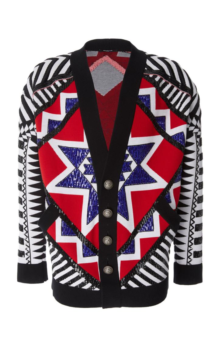 Balmain Embroidered Cardigan