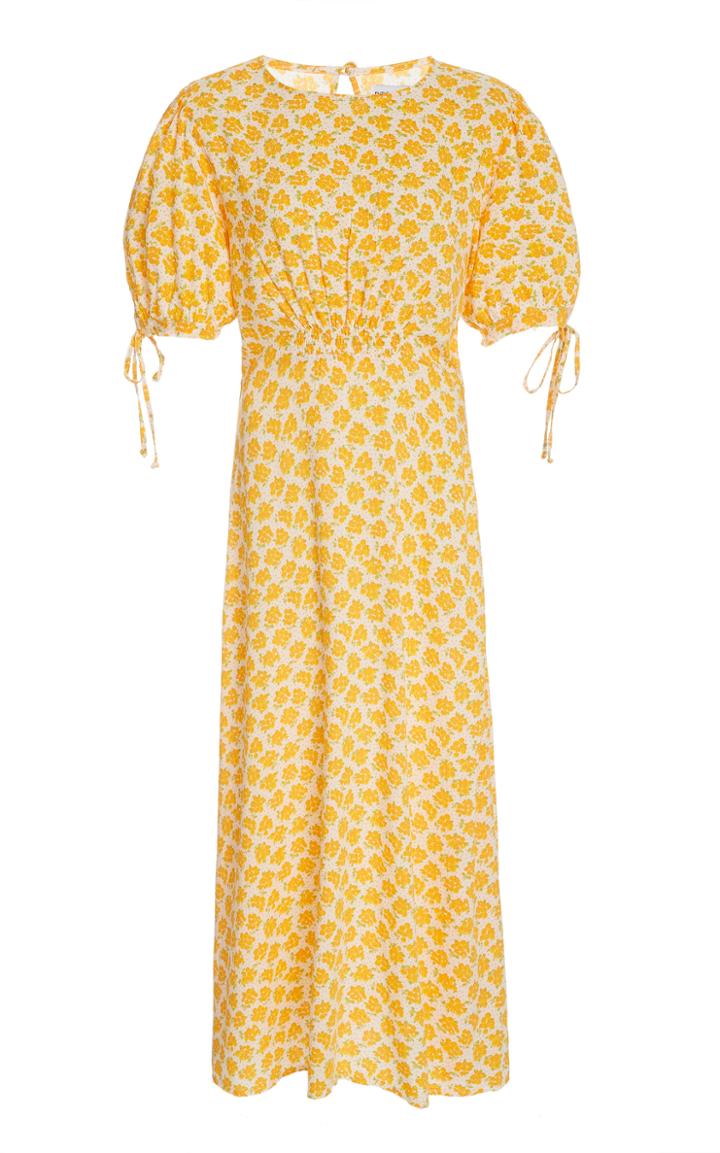 Faithfull The Brand Brida Floral Print Midi Dress
