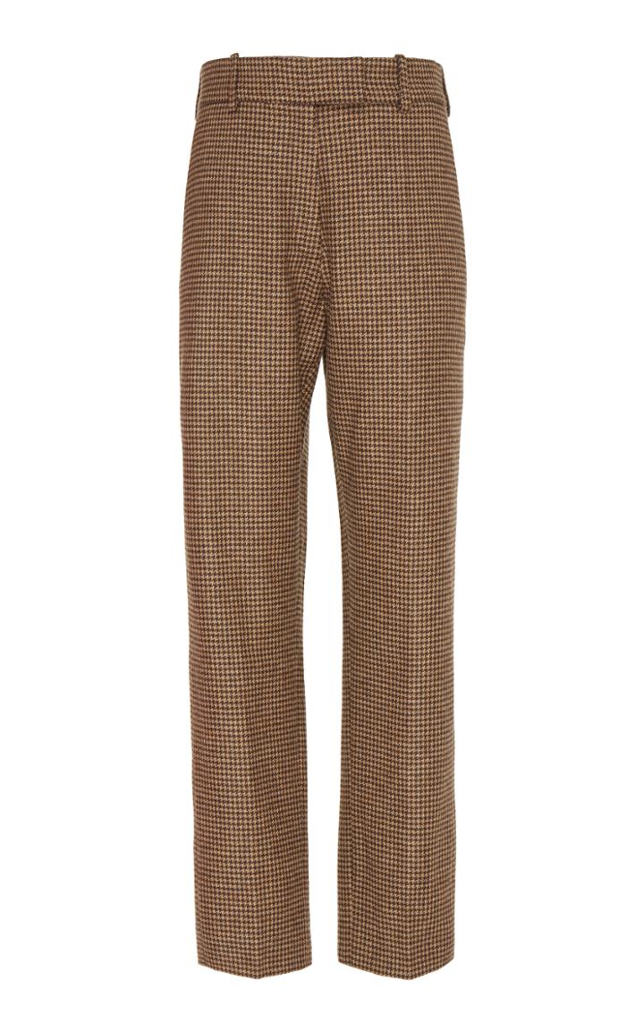 Racil Oscar Mid-rise Wool Straight-leg Trousers